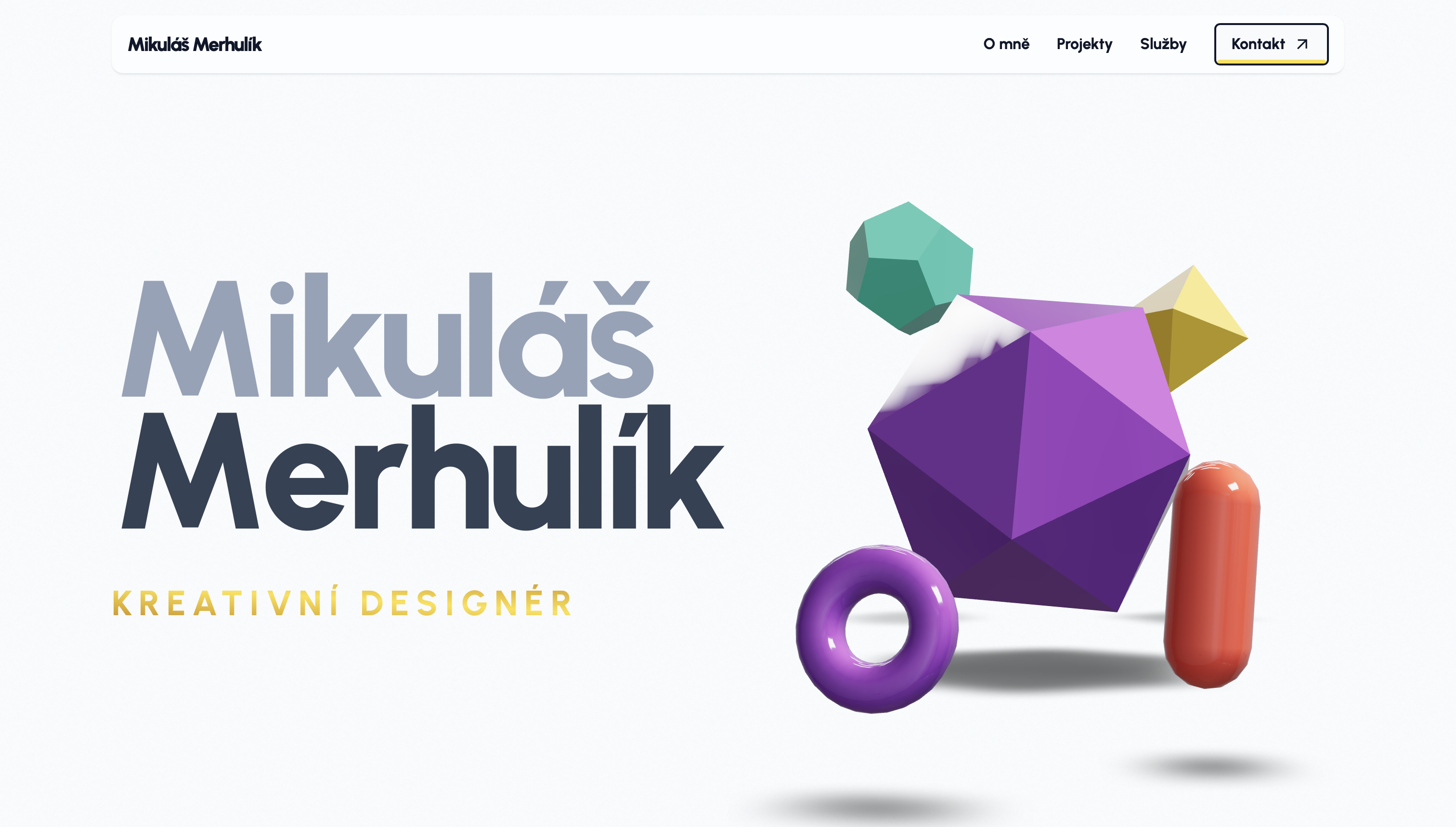 Mikulášmerhulik Website mockup